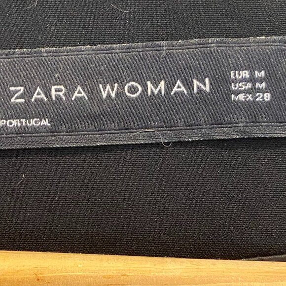 Black Zara Blazer with zipper embellishments - M - Picture 2 of 4